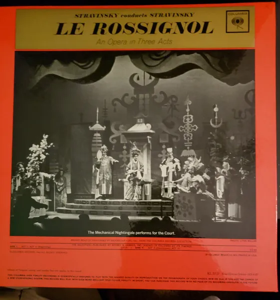 Stravinsky Conducts Stravinsky: Le Rossignol (An Opera In Three Acts)