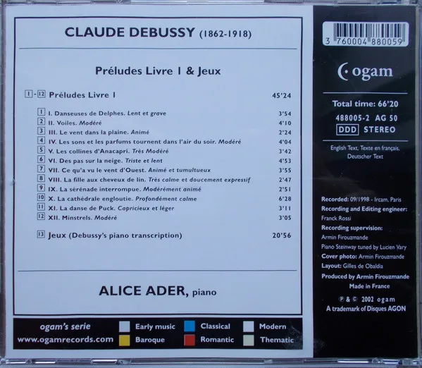 Préludes Livre I & Jeux