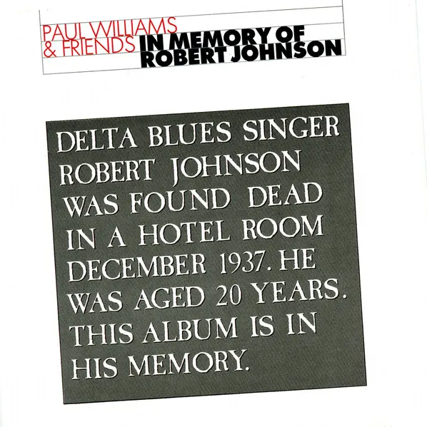 In Memory Of Robert Johnson
