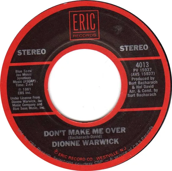 Don't Make Me Over / Oh No, Not My Baby
