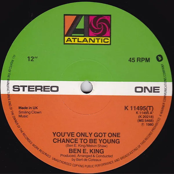 You've Only Got One Chance To Be Young / Music Trance