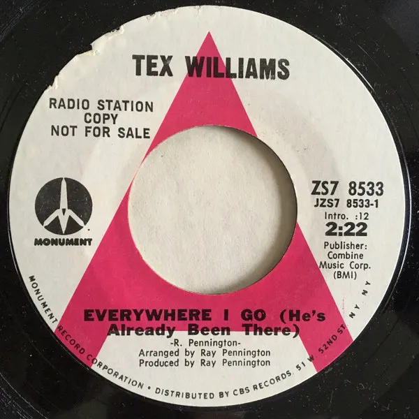 Everywhere I Go (He's Already Been There) / Pretty In Blue