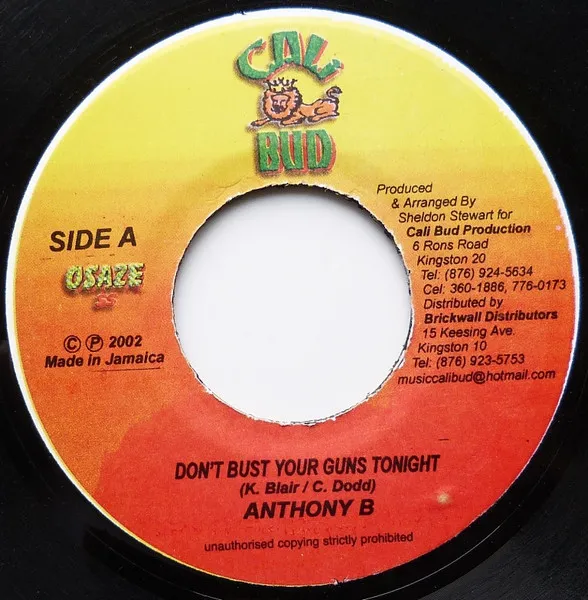 Don't Bust Your Guns Tonight / Not Because We Hada Fight