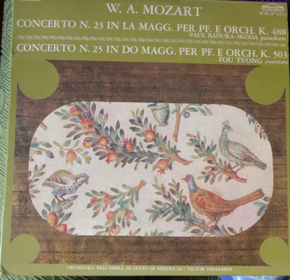 Concerto N. 23 In La Magg. Per Pf. E Orch. K. 488 / Concerto N. 25 In Do Magg. Per Pf. E Orch. K. 503