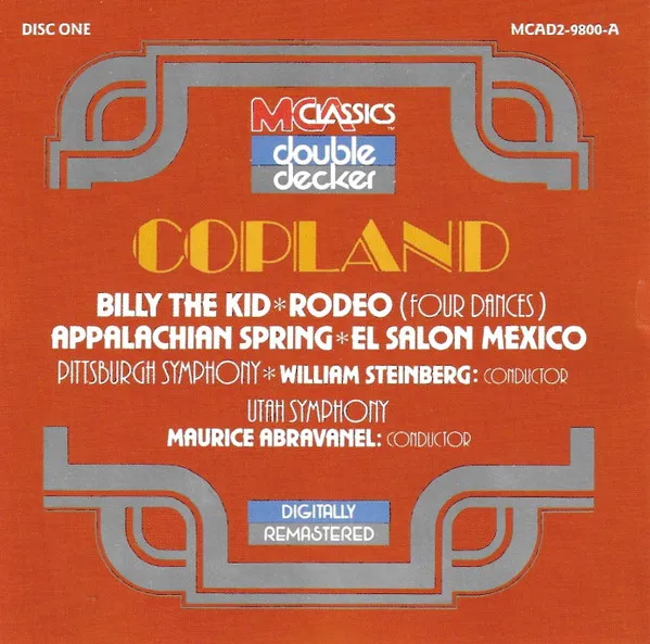 Billy The Kid / Rodeo / Appalachian Spring / El Salon Mexico