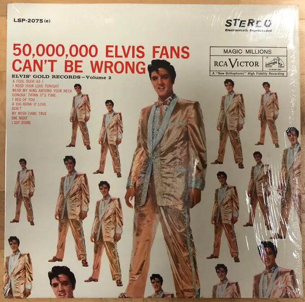50,000,000 Elvis Fans Can't Be Wrong (Elvis' Gold Records, Vol. 2)