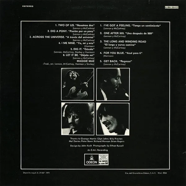 Let It Be = Déjalo Así