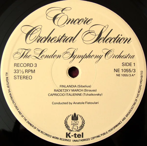 Classical Favourites 'Encore' (A Superb Three Record Set)