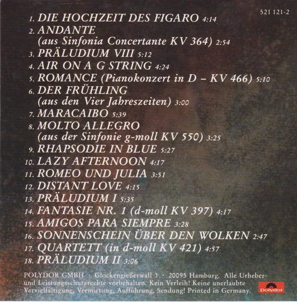 My Favourites (Die Schönsten Klassischen Aufnahmen Aus Den Jahren 1987-1993)