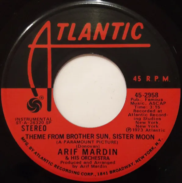 Theme From Brother Sun, Sister Moon / Yester Year