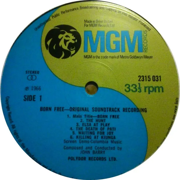 Original Sound Track Born Free