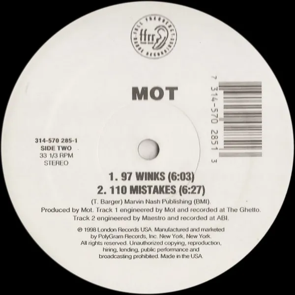 Mellow / 97 Winks / 110 Mistakes