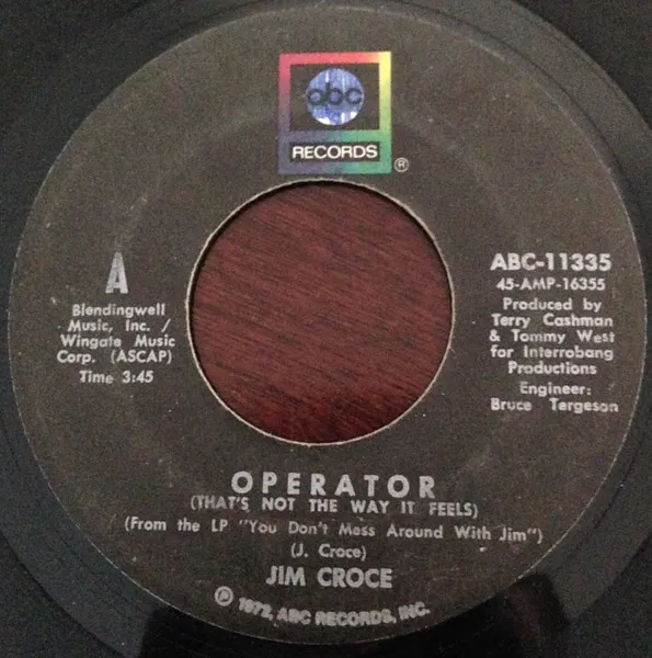 Operator (That's Not The Way It Feels)