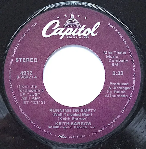 Running On Empty (Well Travelled Man)