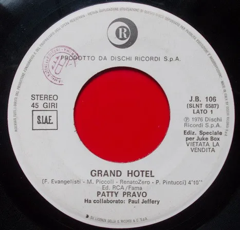 Grand Hotel  / Datemi Della Musica