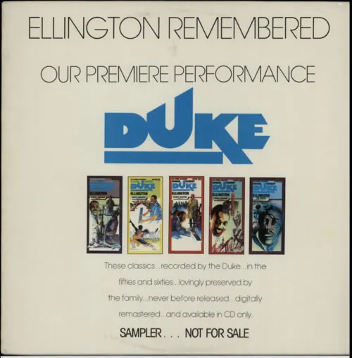 Ellington Remembered - Our Premiere Performance