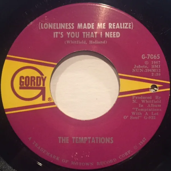(Loneliness Made Me Realize) It's You That I Need / Don't Send Me Away