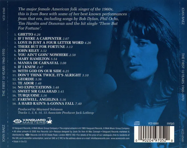 The First 10 Years 1960-1970