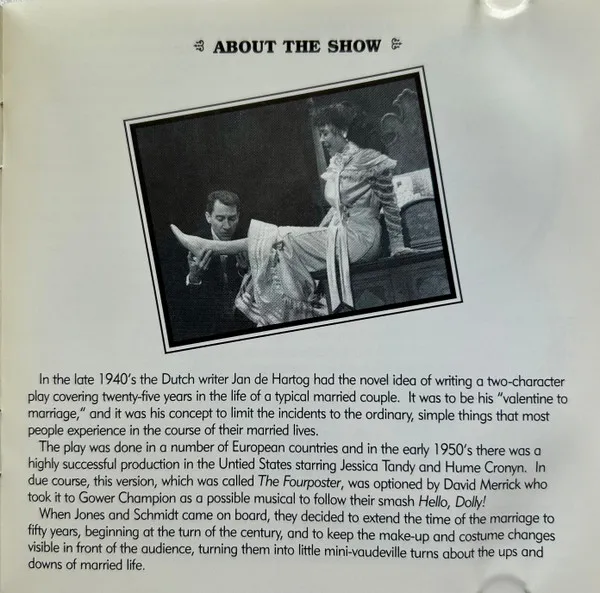 I Do! I Do! -- New 1996 Cast Recording