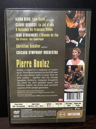 Pierre Boulez Conducts Modern Classics