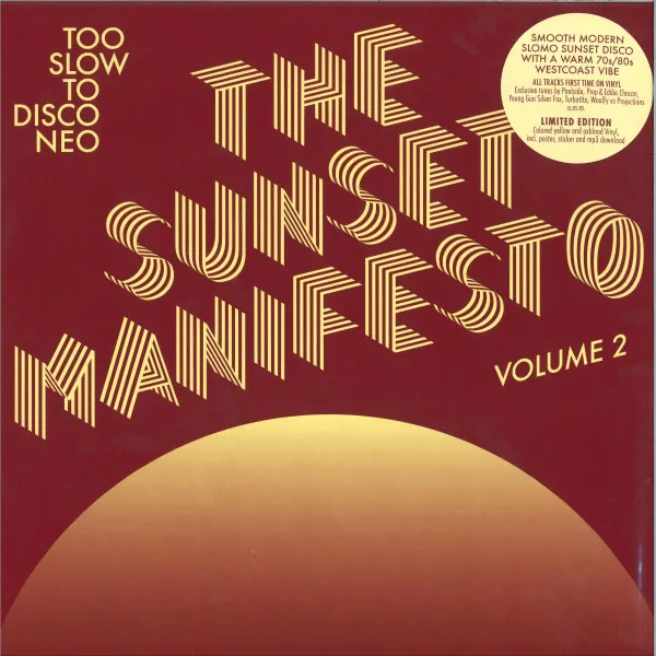 The Sunset Manifesto Vol. 2 (Limited Edition) (Yellow & Oxblood Red Vinyl)