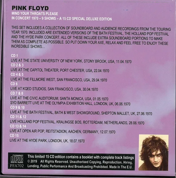 Mind Your Throats Please - In Concert 1970