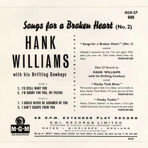 Songs For A Broken Heart (No. 2)