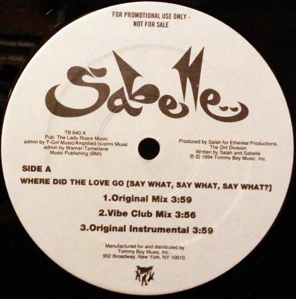 Where Did The Love Go (Say What, Say What, Say What)?