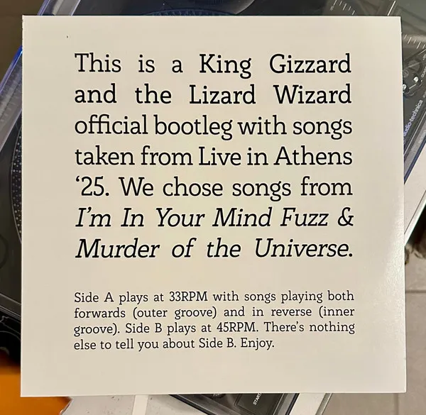 Songs From I'm In Your Mind Fuzz & Murder of the Universe Live In Athens '25