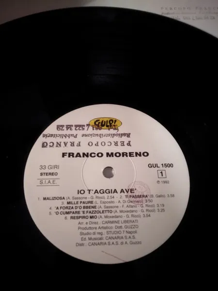 Io T'Aggia Avè