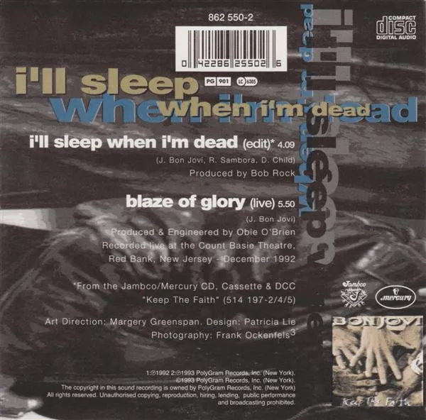 I'll Sleep When I'm Dead