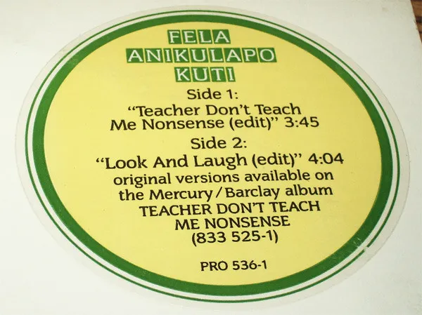 Teacher Don't Teach Me No Nonsense