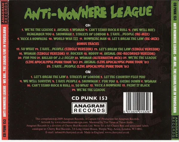 We Are... The League / Live In Yugoslavia