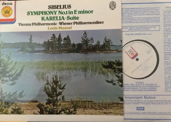 Symphony No.1 In E Minor / Karelia - Suite