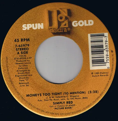 Money's Too Tight To Mention / Holding Back The Years