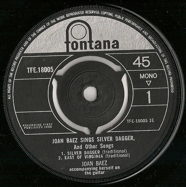 Joan Baez Sings Silver Dagger & Other Songs