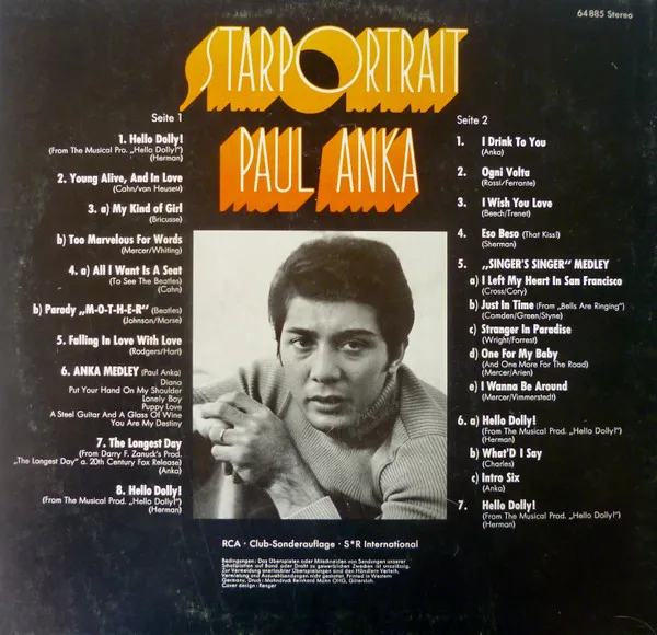 Starportrait Paul Anka