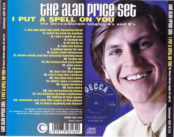 I Put A Spell On You : The Decca/Deram Singles A's And B's