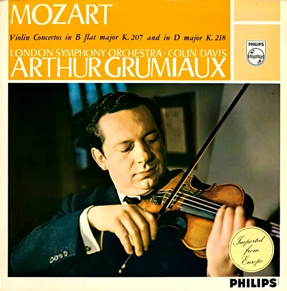 Violin Concertos In B Flat Major K. 207 And In D Major K. 218