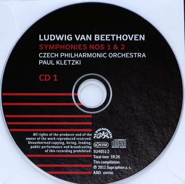 Beethoven : Symfonie (komplet)