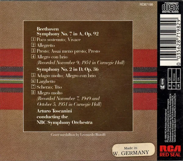 Symphonies Nos. 2 And 7