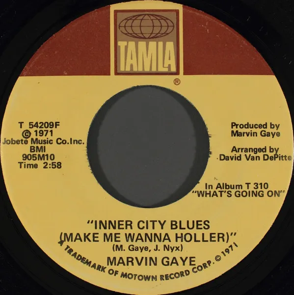 Inner City Blues (Make Me Wanna Holler) / Wholy Holy