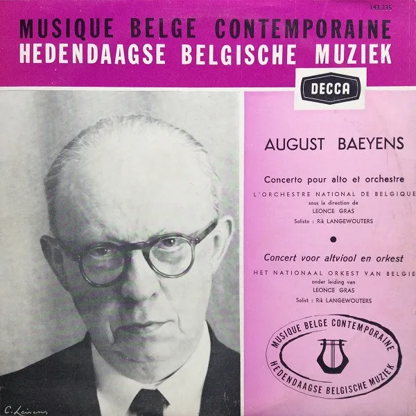 Concerto Pour Alto Et Orchestre = Concert Voor Altviool En Orkest