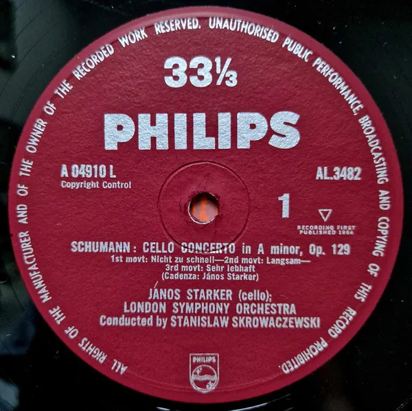 Schumann:  Cello Concerto In A Minor, Op. 129 / Lalo:  Cello Concerto In D Minor