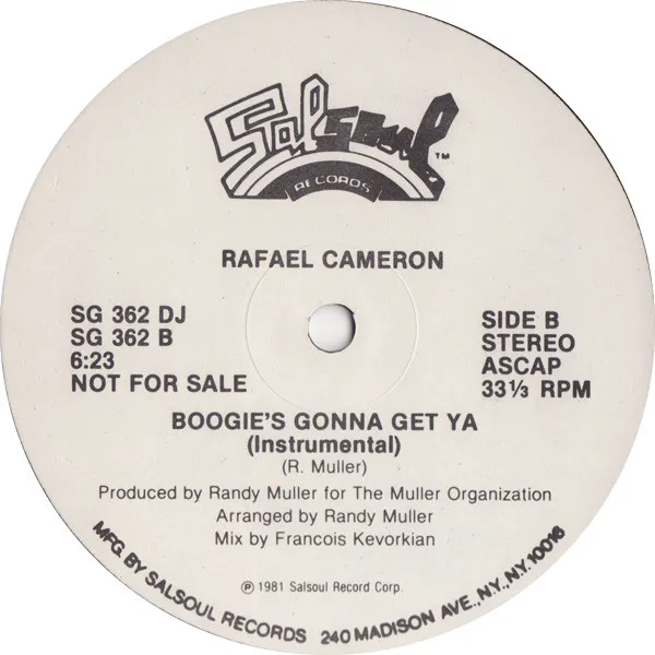 All That's Good To Me / Boogie's Gonna Get Ya