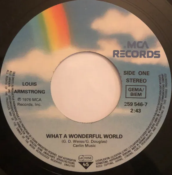 What A Wonderful World / Cabaret