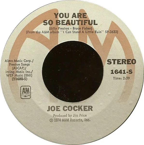 You Are So Beautiful / It's A Sin When You Love Somebody