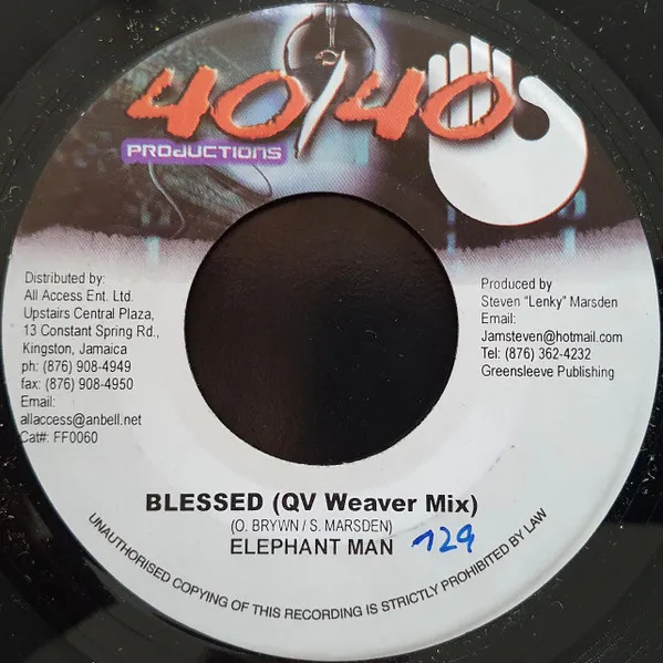 Blessed (QV Weaver Mix) / Hot Like Fire (QV Weaver Mix)