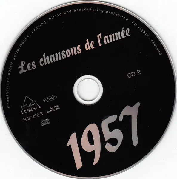 1957, Les Chansons De Lannee