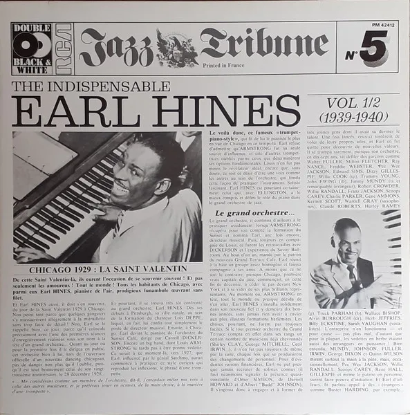 The Indispensable Earl Hines Vol 1/2 (1939-1940)